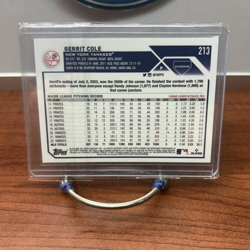 Cheap Sneaks Footwear/Sports Cards Baseball Card 2023 Topps Chrome Logofractor Edition - #213 Gerrit Cole