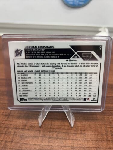 Cheap Sneaks Footwear/Sports Cards Baseball Card 2023 Topps Chrome Logofractor Edition - #9 Jordan Groshans (RC) Orange