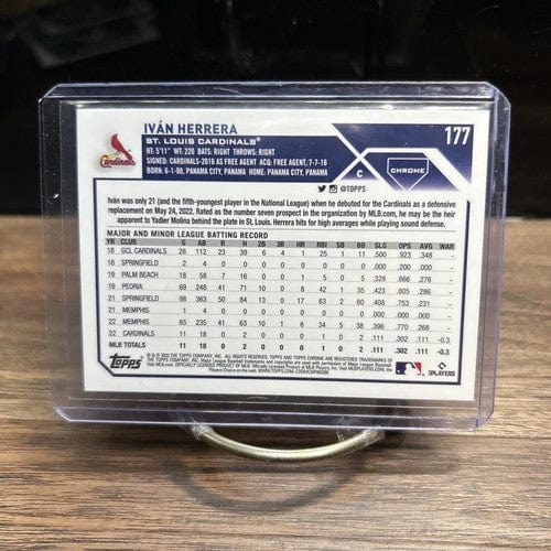Cheap Sneaks Footwear/Sports Cards Baseball Card 2023 Topps Chrome Logofractor Ivan Herrera St. Louis Cardinals #177