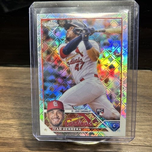 Cheap Sneaks Footwear/Sports Cards Baseball Card 2023 Topps Chrome Logofractor Ivan Herrera St. Louis Cardinals #177