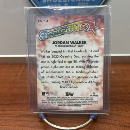 Cheap Sneaks Footwear/Sports Cards Baseball Card 2023 Topps Chrome LogoFractor Jordan Walker Future Stars Rookie RC #FS