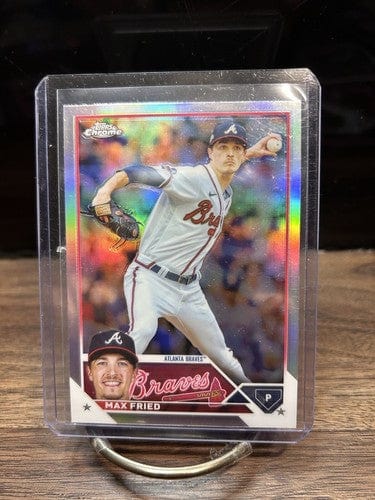 Cheap Sneaks Footwear/Sports Cards Baseball Card 2023 Topps Chrome Max Fried Refractor #65 - Atlanta Braves