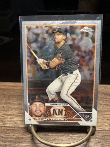 Cheap Sneaks Footwear/Sports Cards Baseball Card 2023 Topps Chrome Michael Conforto #219  San Francisco Giants