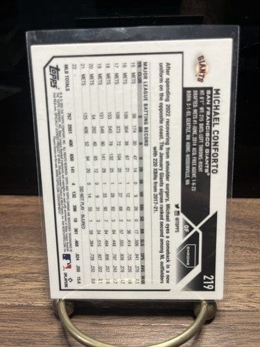Cheap Sneaks Footwear/Sports Cards Baseball Card 2023 Topps Chrome Michael Conforto #219  San Francisco Giants