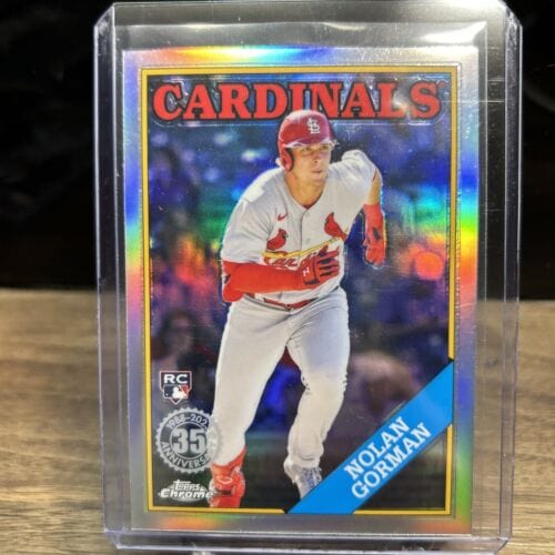 Cheap Sneaks Footwear/Sports Cards Baseball Card 2023 Topps Chrome Nolan Gorman #88BC-18 1988 Rookie Refractor Cardinal