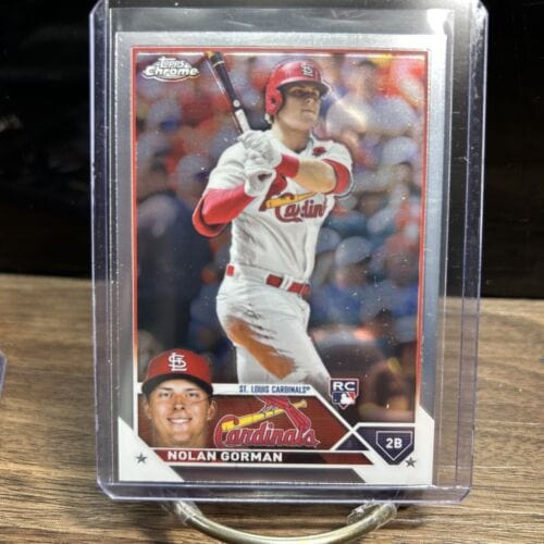 Cheap Sneaks Footwear/Sports Cards Baseball Card 2023 Topps Chrome Nolan Gorman Rookie RC #192 St Louis Cardinals