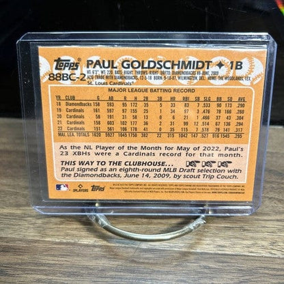 Cheap Sneaks Footwear/Sports Cards Baseball Card 2023 Topps Chrome Paul Goldschmidt #88BC-2 Refractor St. Louis Cardina