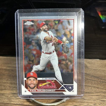 Cheap Sneaks Footwear/Sports Cards Baseball Card 2023 Topps Chrome Paul Goldschmidt Baseball Card #220 St. Louis Cardin