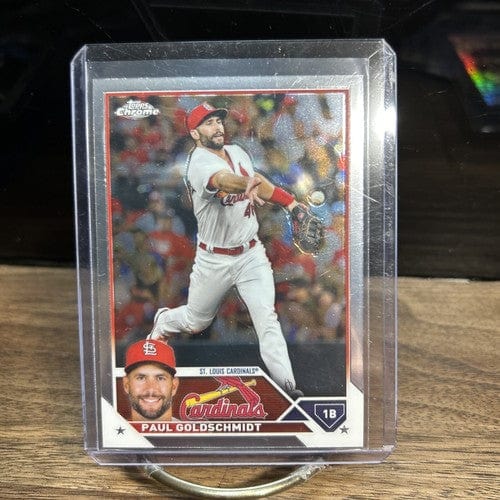 Cheap Sneaks Footwear/Sports Cards Baseball Card 2023 Topps Chrome Paul Goldschmidt Baseball Card #220 St. Louis Cardin