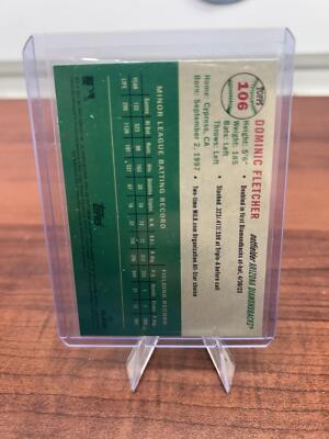 Cheap Sneaks Footwear/Sports Cards Baseball Card 2023 Topps Chrome Platinum Anniversary #106 Dominic Fletcher