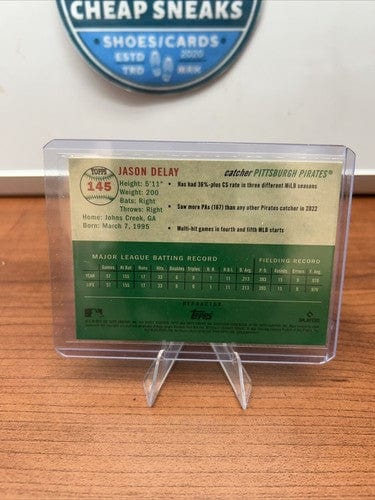 Cheap Sneaks Footwear/Sports Cards Baseball Card 2023 Topps Chrome Platinum Anniversary #145 Jason Delay Refractor