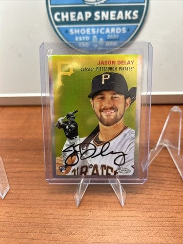 Cheap Sneaks Footwear/Sports Cards Baseball Card 2023 Topps Chrome Platinum Anniversary #145 Jason Delay Refractor