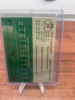 Cheap Sneaks Footwear/Sports Cards Baseball Card 2023 Topps Chrome Platinum Anniversary #19 Josh Winckowski Refractor