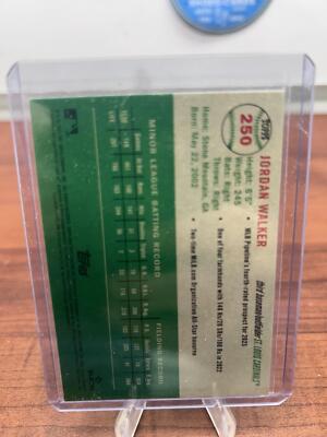 Cheap Sneaks Footwear/Sports Cards Baseball Card 2023 Topps Chrome Platinum Anniversary #250 Jordan Walker
