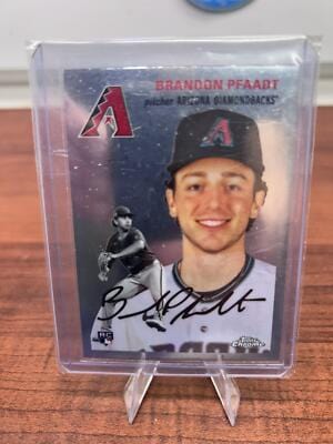 Cheap Sneaks Footwear/Sports Cards Baseball Card 2023 Topps Chrome Platinum Anniversary #261 Brandon Pfaadt