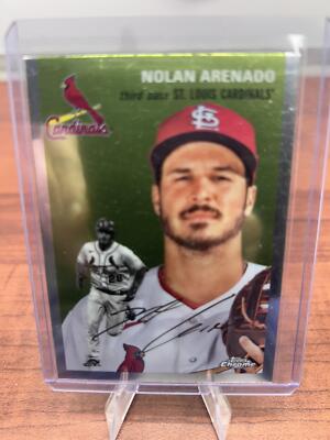 Cheap Sneaks Footwear/Sports Cards Baseball Card 2023 Topps Chrome Platinum Anniversary #302 Nolan Arenado