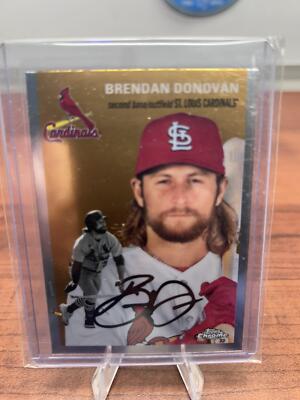 Cheap Sneaks Footwear/Sports Cards Baseball Card 2023 Topps Chrome Platinum Anniversary #343 Brendan Donovan
