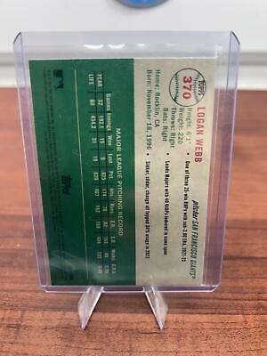 Cheap Sneaks Footwear/Sports Cards Baseball Card 2023 Topps Chrome Platinum Anniversary #370 Logan Webb Prism Refractor