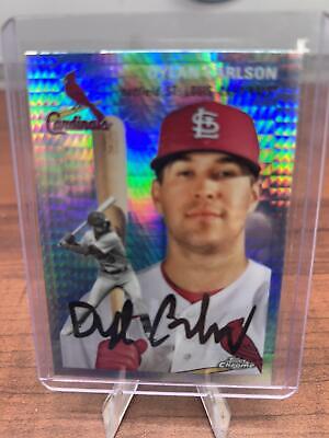Cheap Sneaks Footwear/Sports Cards Baseball Card 2023 Topps Chrome Platinum Anniversary #371 Dylan Carlson Prism Refrac