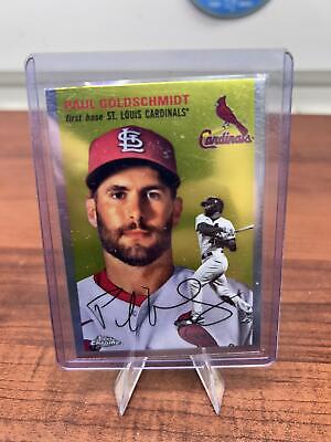 Cheap Sneaks Footwear/Sports Cards Baseball Card 2023 Topps Chrome Platinum Anniversary #388 Paul Goldschmidt