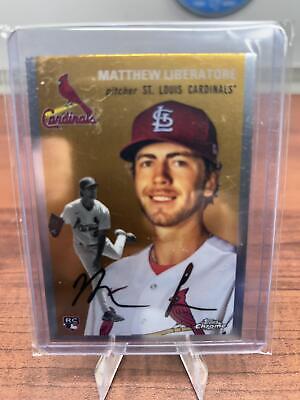 Cheap Sneaks Footwear/Sports Cards Baseball Card 2023 Topps Chrome Platinum Anniversary #87 Matthew Liberatore