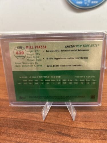 Cheap Sneaks Footwear/Sports Cards Baseball Card 2023 Topps Chrome Platinum Anniversary Prism Refractor Mike Piazza #43