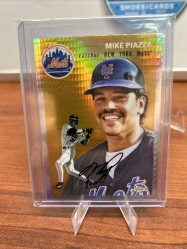 Cheap Sneaks Footwear/Sports Cards Baseball Card 2023 Topps Chrome Platinum Anniversary Prism Refractor Mike Piazza #43