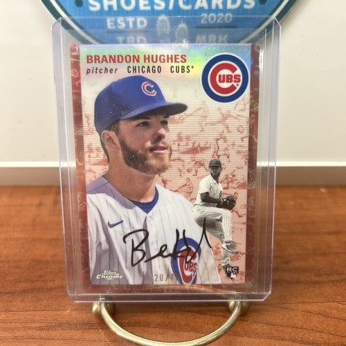 Cheap Sneaks Footwear/Sports Cards Baseball Card 2023 Topps Chrome Platinum Brandon Hughes RC Rose Gold Toile 20/75 Chi
