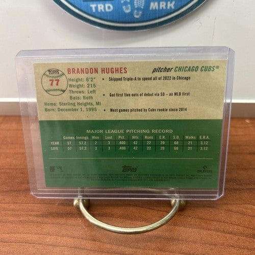 Cheap Sneaks Footwear/Sports Cards Baseball Card 2023 Topps Chrome Platinum Brandon Hughes RC Rose Gold Toile 20/75 Chi