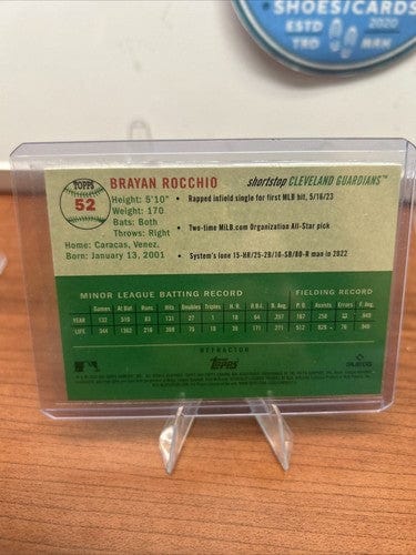 Cheap Sneaks Footwear/Sports Cards Baseball Card 2023 Topps Chrome Platinum BRAYAN ROCCHIO RC Refractor SP Guardians