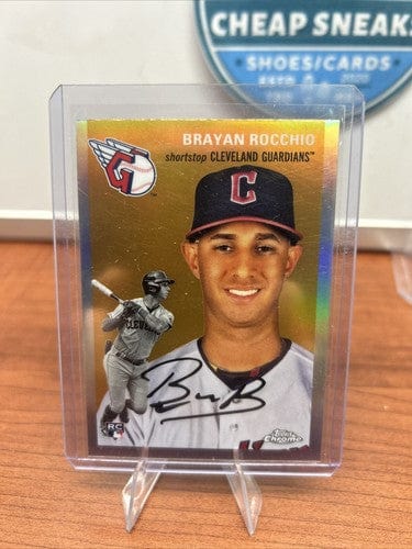 Cheap Sneaks Footwear/Sports Cards Baseball Card 2023 Topps Chrome Platinum BRAYAN ROCCHIO RC Refractor SP Guardians