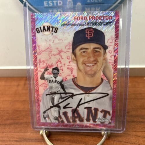 Cheap Sneaks Footwear/Sports Cards Baseball Card 2023 Topps Chrome Platinum Ford Proctor RC Fuschia Shimmer /100 San Fr