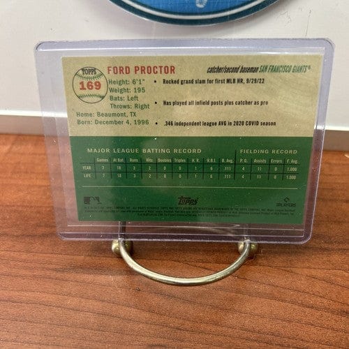 Cheap Sneaks Footwear/Sports Cards Baseball Card 2023 Topps Chrome Platinum Ford Proctor RC Fuschia Shimmer /100 San Fr