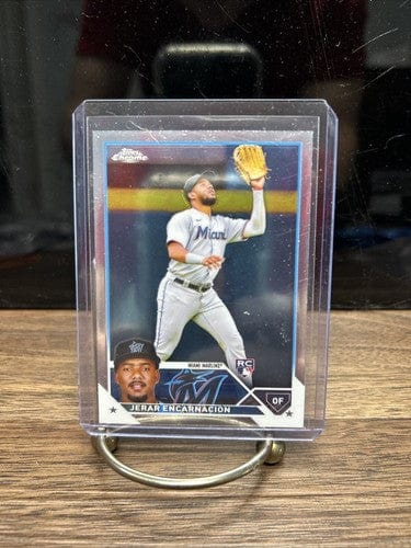 Cheap Sneaks Footwear/Sports Cards Baseball Card 2023 Topps Chrome RC#78 Jerar Encarnacion Miami Marlins, San Francisco