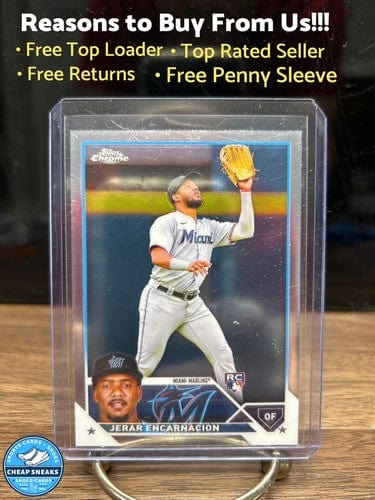 Cheap Sneaks Footwear/Sports Cards Baseball Card 2023 Topps Chrome RC#78 Jerar Encarnacion Miami Marlins, San Francisco