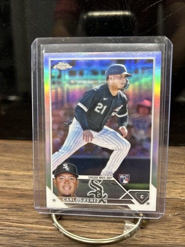 Cheap Sneaks Footwear/Sports Cards Baseball Card 2023 Topps Chrome Refractor RC Rookie #133 Carlos Perez  White Sox