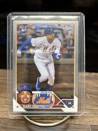 Cheap Sneaks Footwear/Sports Cards Baseball Card 2023 Topps Chrome Rookie Base New York Mets # 8 Mark Vientos