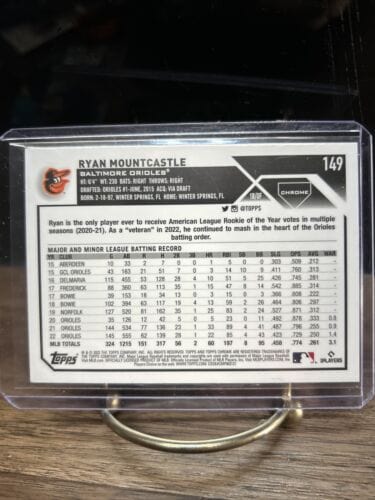 Cheap Sneaks Footwear/Sports Cards Baseball Card 2023 Topps Chrome Ryan Mountcastle Pink Refractor Card #149 Baltimore