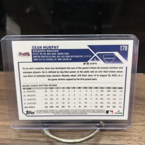 Cheap Sneaks Footwear/Sports Cards Baseball Card 2023 Topps Chrome  Sean Murphy #178 Atlanta Braves