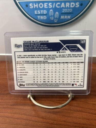 Cheap Sneaks Footwear/Sports Cards Baseball Card 2023 Topps Chrome Shane McClanahan Tampa Bay Rays 169