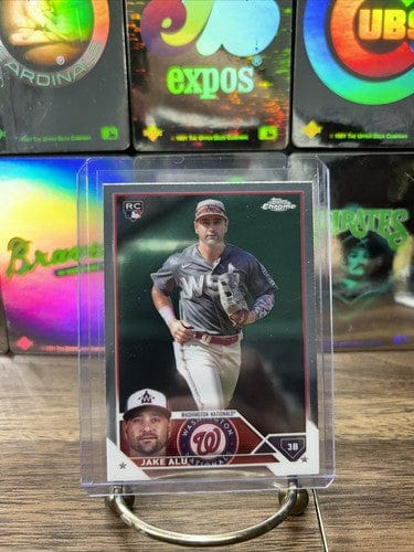 Cheap Sneaks Footwear/Sports Cards Baseball Card 2023 Topps Chrome Update Jake Alu Rookie #USC65 Washington Nationals R