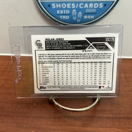 Cheap Sneaks Footwear/Sports Cards Baseball Card 2023 Topps Chrome Update #US178 Nolan Jones Rookie RC - Colorado Rocki