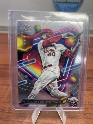 Cheap Sneaks Footwear/Sports Cards Baseball Card 2023 Topps Cosmic Chrome #189 Willson Contreras