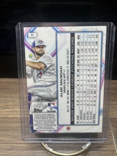Cheap Sneaks Footwear/Sports Cards Baseball Card 2023 Topps Cosmic Chrome Alek Manoah Base Toronto Blue Jays #57