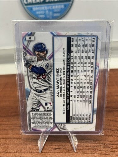 Cheap Sneaks Footwear/Sports Cards Baseball Card 2023 Topps Cosmic Chrome J.D. Martinez Los Angeles Dodgers Card#48