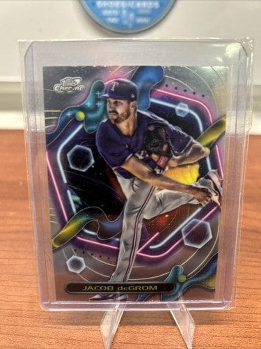 Cheap Sneaks Footwear/Sports Cards Baseball Card 2023 TOPPS COSMIC CHROME JACOB deGROM TEXAS RANGERS