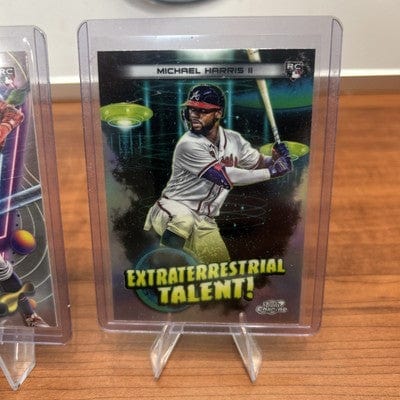 Cheap Sneaks Footwear/Sports Cards Baseball Card 2023 Topps Cosmic Chrome Michael Harris II Extraterrestrial Talent RC
