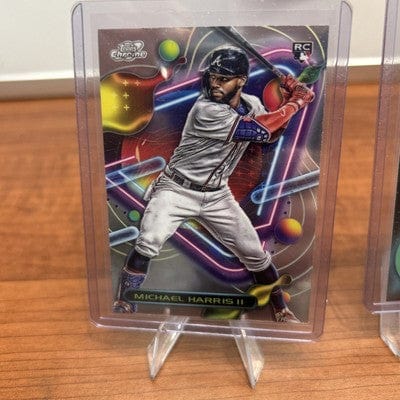 Cheap Sneaks Footwear/Sports Cards Baseball Card 2023 Topps Cosmic Chrome Michael Harris II Extraterrestrial Talent RC