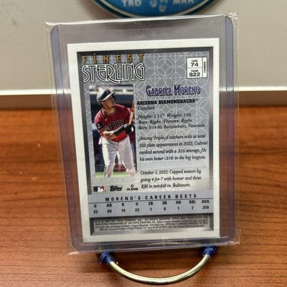 Cheap Sneaks Footwear/Sports Cards Baseball Card 2023 Topps Finest Flashbacks Sterling Gabriel Moreno RC #75 Diamondbac
