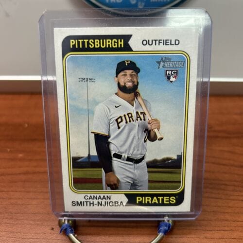 Cheap Sneaks Footwear/Sports Cards Baseball Card 2023 Topps Heritage Base Canaan Smith-Njigba #312 Pittsburgh Pirates R